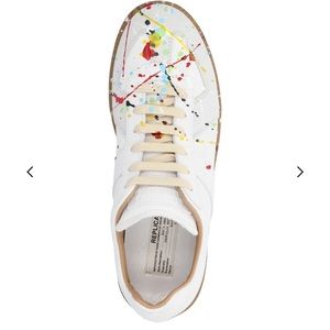 Maison Margiela Replica Splatter Sneakers White